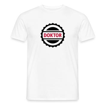 Docteur - T-shirt homme - blanc - Devant - AI Model Male 178 dark (178cm)