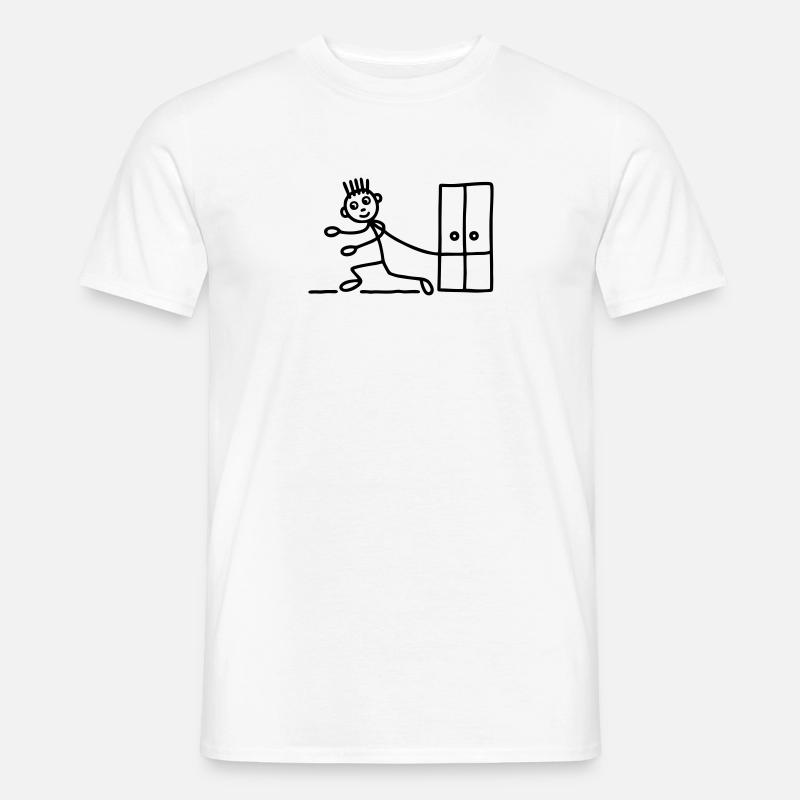 Möbelpacker - Umzugsfirma - Männer T-Shirt - Weiß