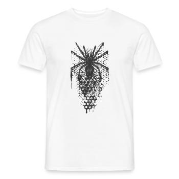 Fragmented Spider - Men's T-Shirt - white - Front - AI Model Male 178 dark (178cm)