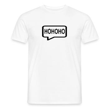 Ho Ho Ho - Männer T-Shirt - Weiß - Vorne - AI Model Male 178 dark (178cm)