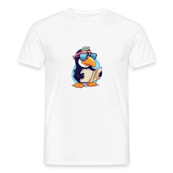 Alex le toucan - T-shirt homme - blanc - Devant - AI Model Male 178 dark (178cm)