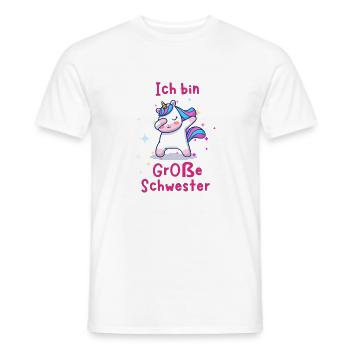 große Schwester - Männer T-Shirt - Weiß - Vorne - AI Model Male 178 dark (178cm)