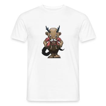 Wolpertinger - Männer T-Shirt - Weiß - Vorne - AI Model Male 178 dark (178cm)
