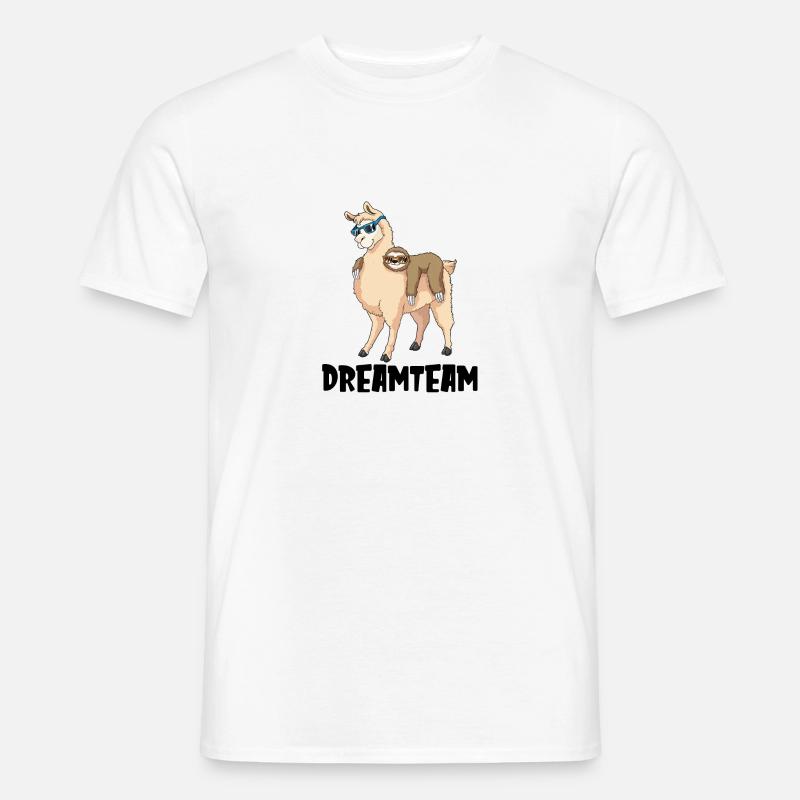 Dreamteam Lustiges Geschenk - Männer T-Shirt - Weiß