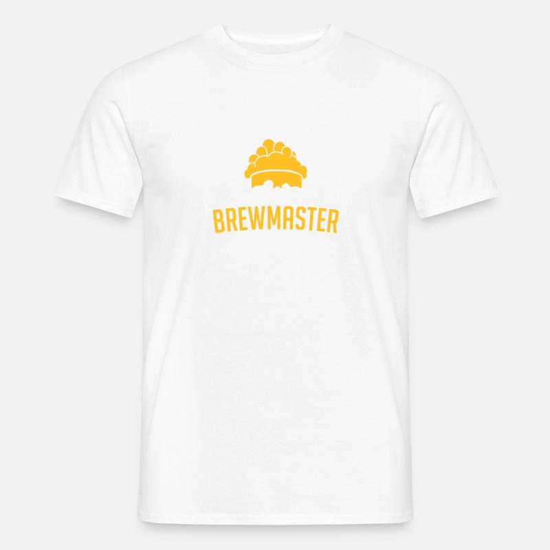 Brewmaster - Männer T-Shirt - Weiß