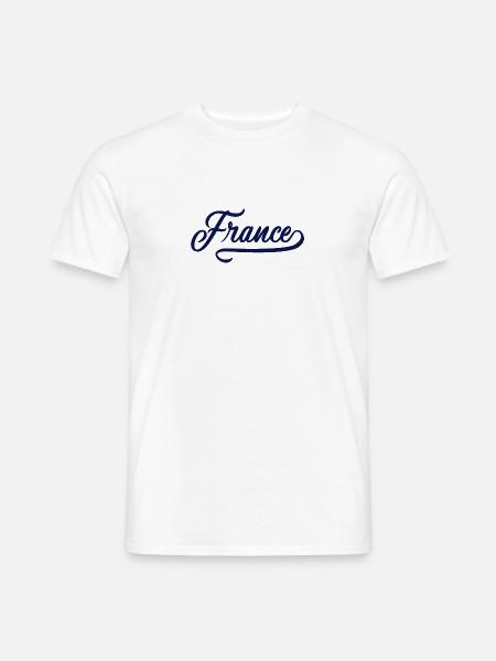 France - Men's T-Shirt - white