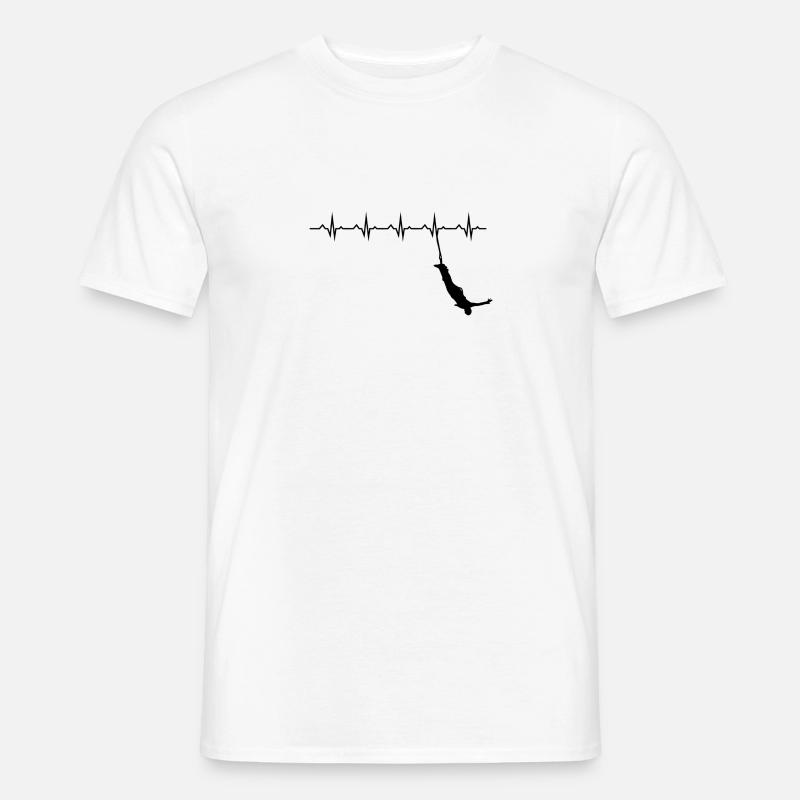 Bungee Jumping Evolution Sport Fun - Men’s T-shirt - white