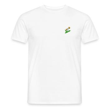 Dandelion - Men's T-Shirt - white - Front - AI Model Male 178 dark (178cm)