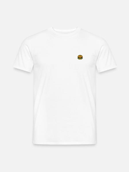 Burger 1 - T-shirt homme - blanc