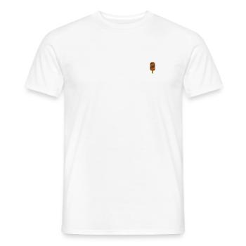 Icecream - Men's T-Shirt - white - Front - AI Model Male 178 dark (178cm)