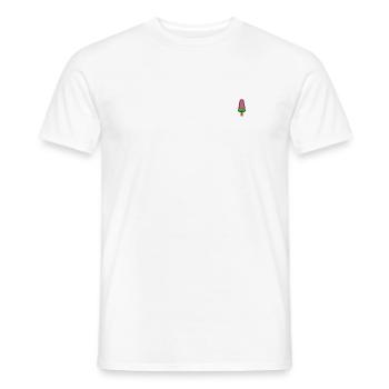 Popsicles - T-shirt homme - blanc - Devant - AI Model Male 178 dark (178cm)