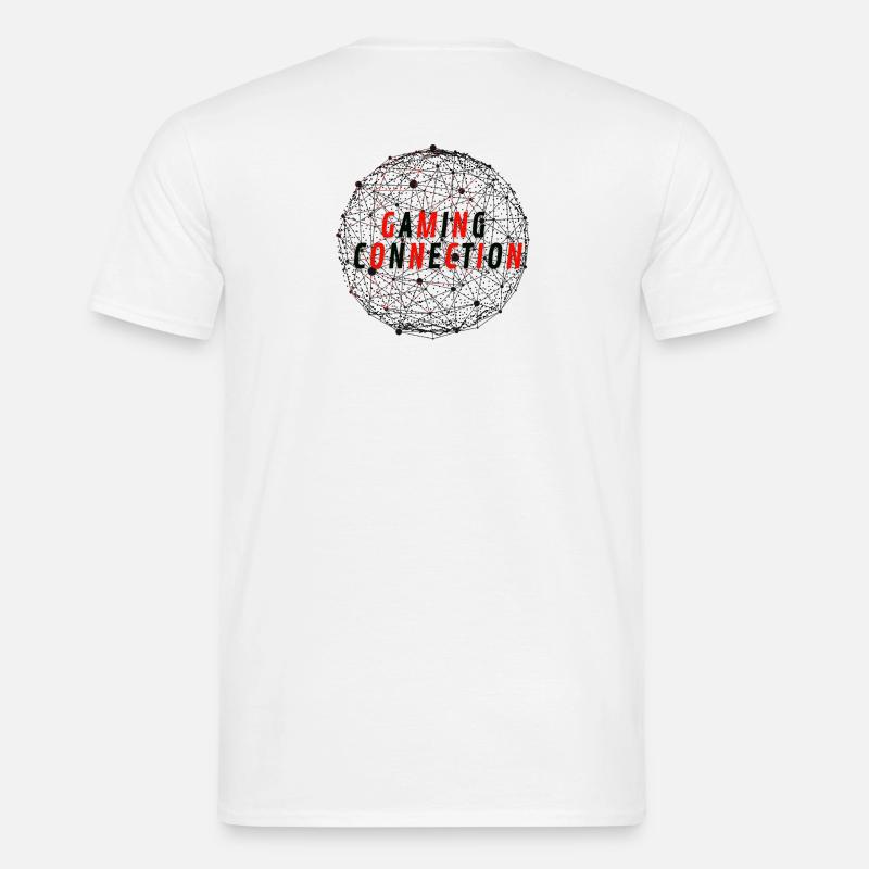 Gaming Connection / Connected World - Männer T-Shirt - Weiß