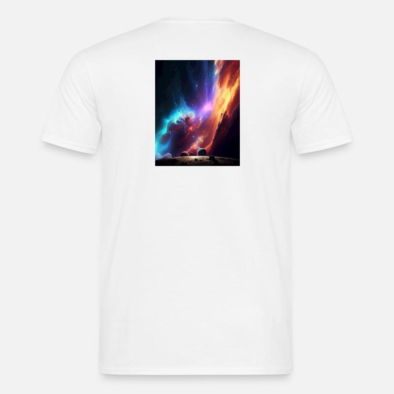 Il n’y a pas d’endroit comme l’espace - T-shirt homme - blanc