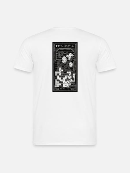 GRIDVOID - Männer T-Shirt - Weiß