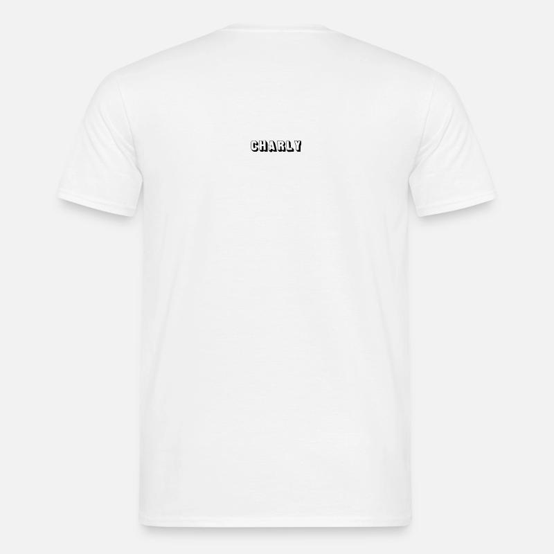 Name - Charly - Männer T-Shirt - Weiß