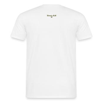 Chill motif - Men's T-Shirt - white - Back - AI Model Male 178 dark (178cm)