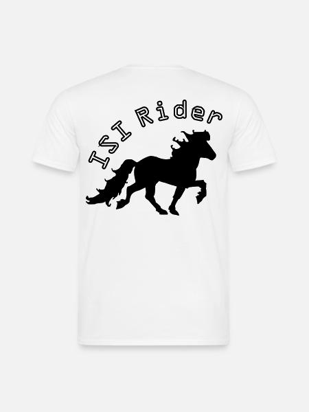 Islandpferd ISI Rider Pferdesport Tölten - Männer T-Shirt - Weiß