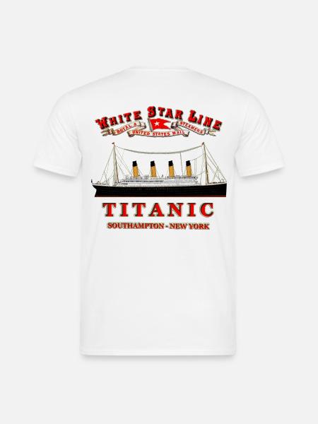 TITANIC ORIGINAL CREATION Louis RUNEMBERG © Adagp - Männer T-Shirt - Weiß