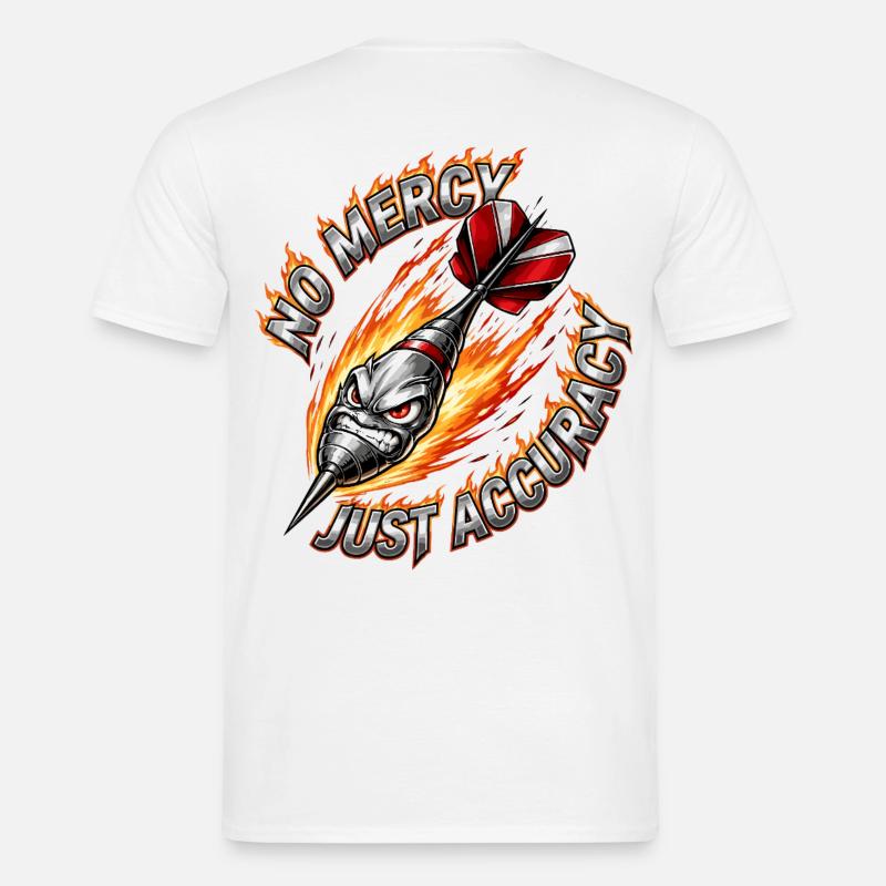 Feuerdart, pas de pitié, juste la précision - T-shirt homme - blanc