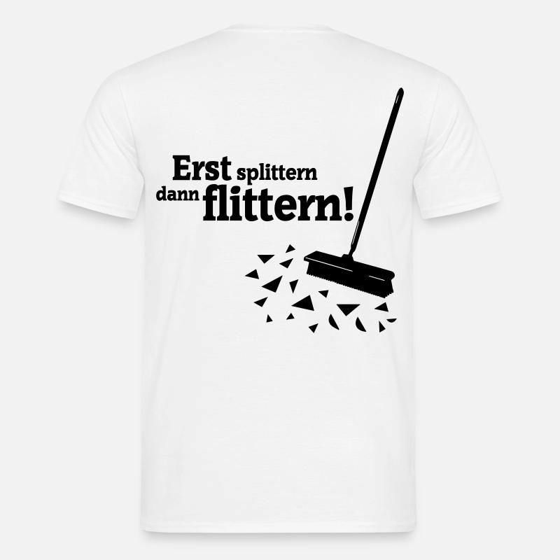 Polterabend - Männer T-Shirt - Weiß