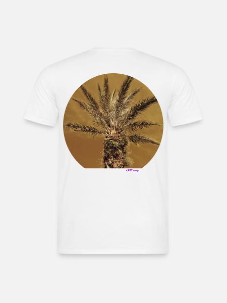 Goldene Palme - Männer T-Shirt - Weiß