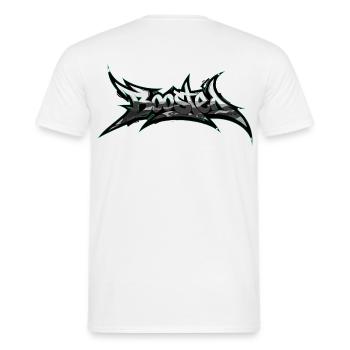 JDM Turbo Boosted Car Tuning Szene - Männer T-Shirt - Weiß - Hinten - AI Model Male 178 dark (178cm)