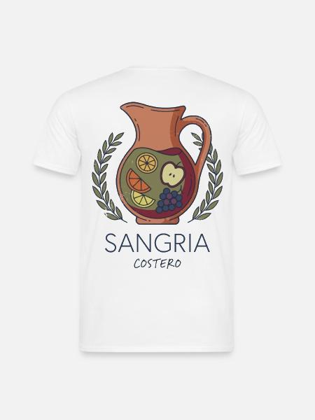 Sangria - Männer T-Shirt - Weiß