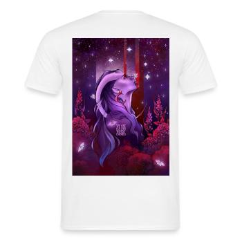 Sternzeichen Widder - Männer T-Shirt - Weiß - Hinten - AI Model Male 178 dark (178cm)