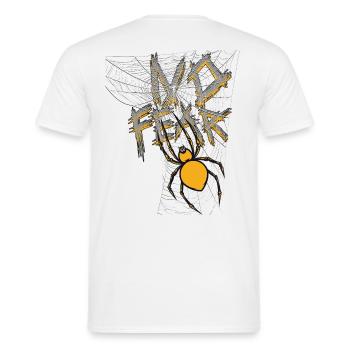 Araignée - Pas de peur - T-shirt homme - blanc - Dos - AI Model Male 178 dark (178cm)