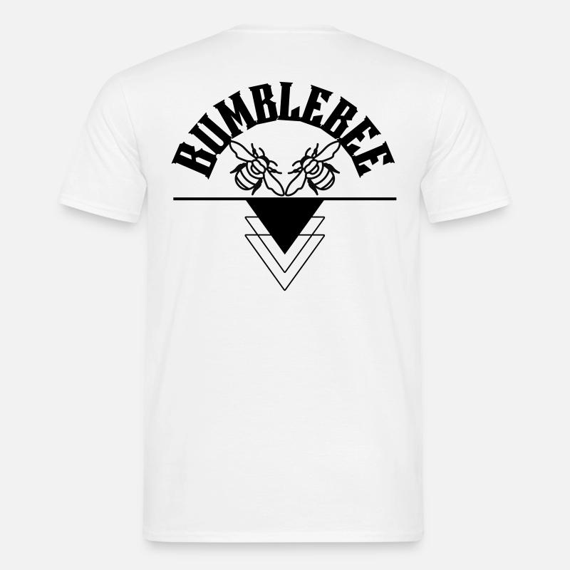 Bumblebee - Männer T-Shirt - Weiß