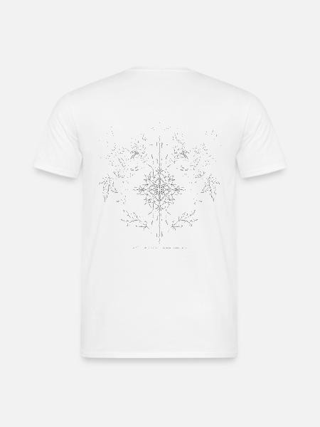 Blossom crane - Männer T-Shirt - Weiß