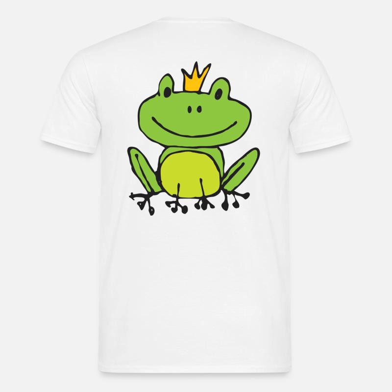 Frosch oder Prinz? - Männer T-Shirt - Weiß