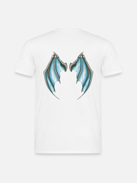 Dragon Wings Funny Gift Idea Dragon Wings - Men's T-Shirt - white