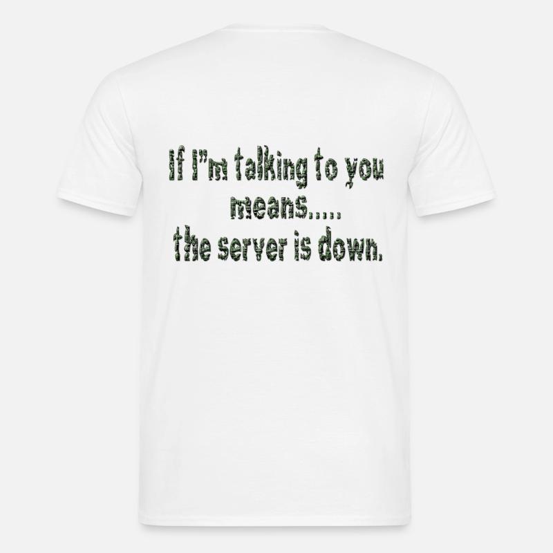 Hacking hacker hacker computer cybersecurity - Men's T-Shirt - white