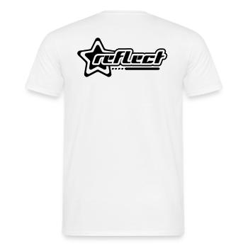 Reflect - Men's T-Shirt - white - Back - AI Model Male 178 dark (178cm)