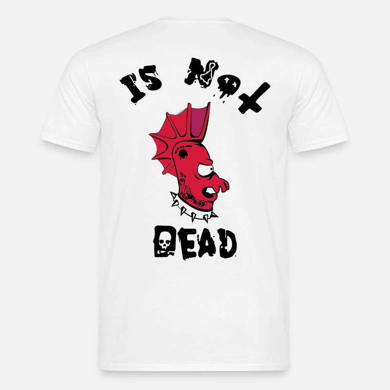 Punk-Krake - Männer T-Shirt - Weiß