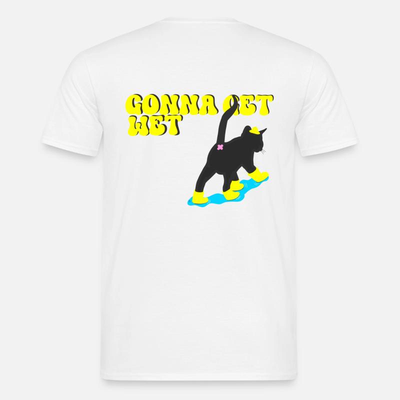 Lass uns nass werden - Männer T-Shirt - Weiß