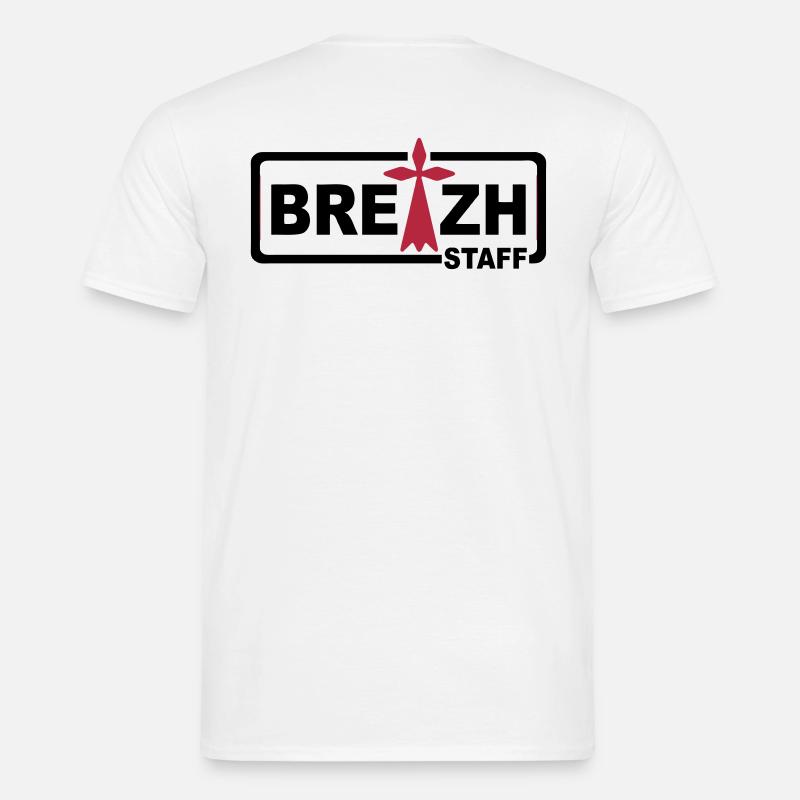 Breizh Mitarbeiter 2 - Männer T-Shirt - Weiß