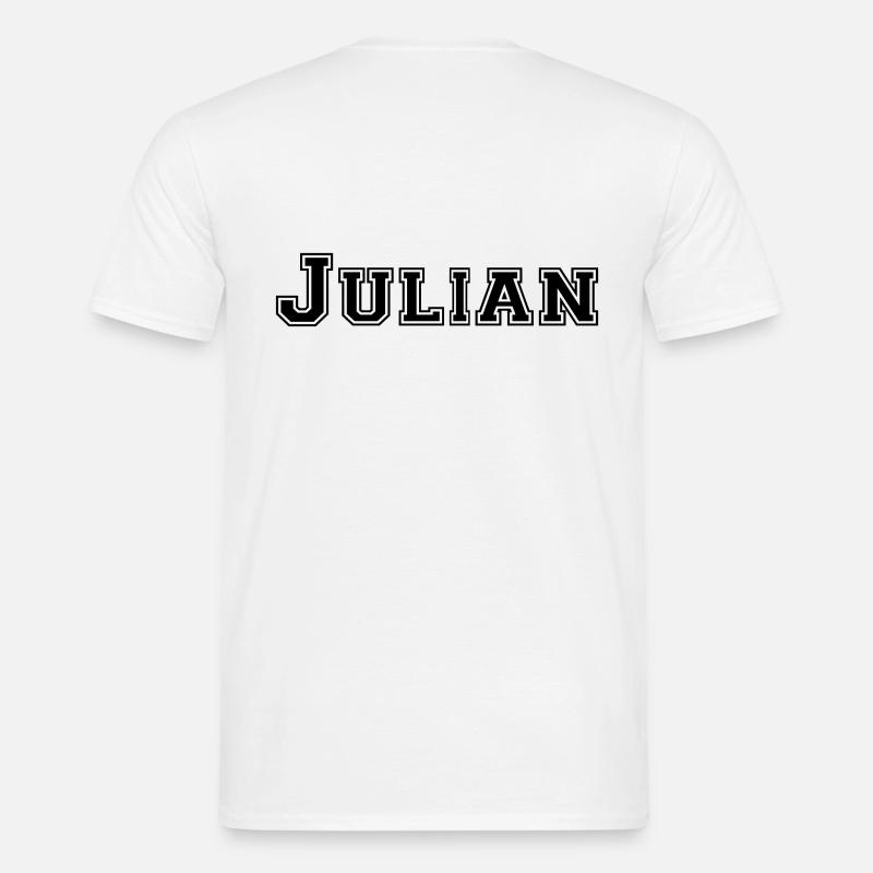 julian - Männer T-Shirt - Weiß