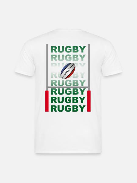 rugby - Men's T-Shirt - white
