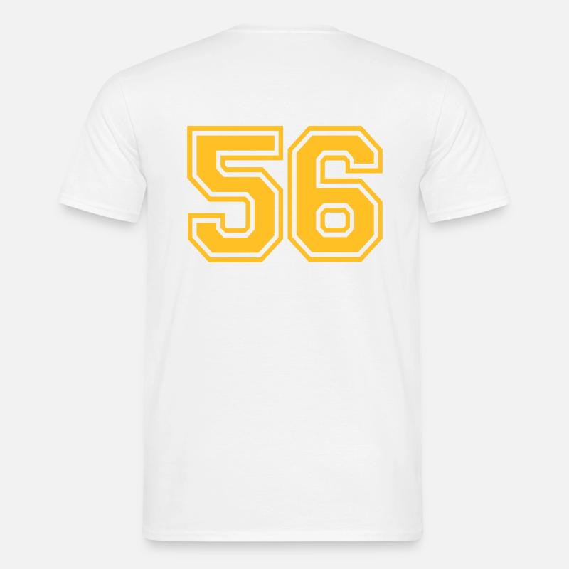56 - Männer T-Shirt - Weiß