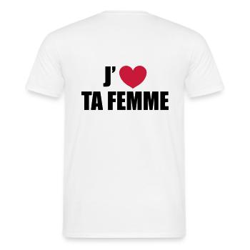 j-aime_ta_femme - T-shirt homme - blanc - Dos - AI Model Male 178 dark (178cm)