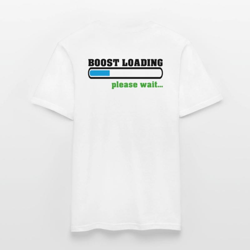 Boost Loading Please Wait Männer T-Shirt