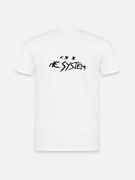 Baiser le système - T-shirt homme - blanc
