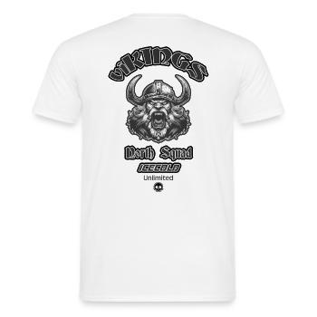 Vikings - T-shirt homme - blanc - Dos - AI Model Male 178 dark (178cm)