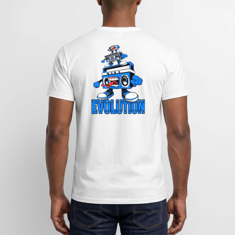 technology evolution cool unique design Men’s T-shirt