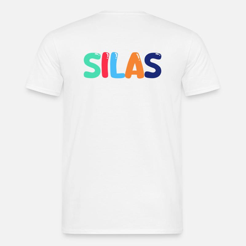 Name - Silas - Männer T-Shirt - Weiß