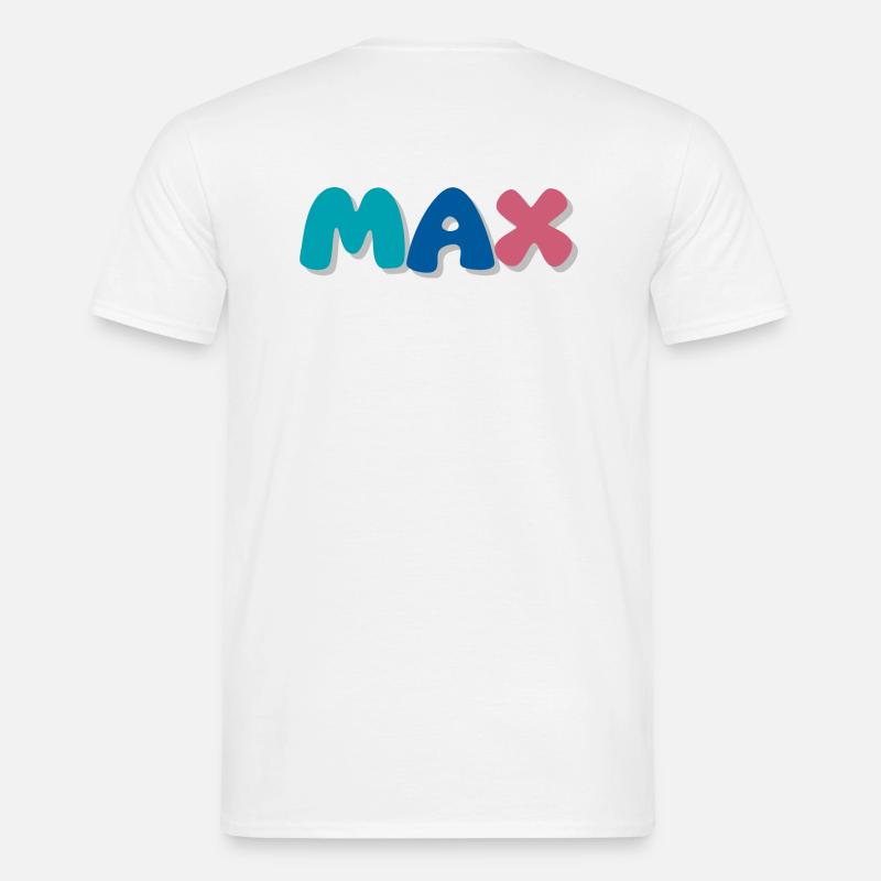 Name - Max - Männer T-Shirt - Weiß