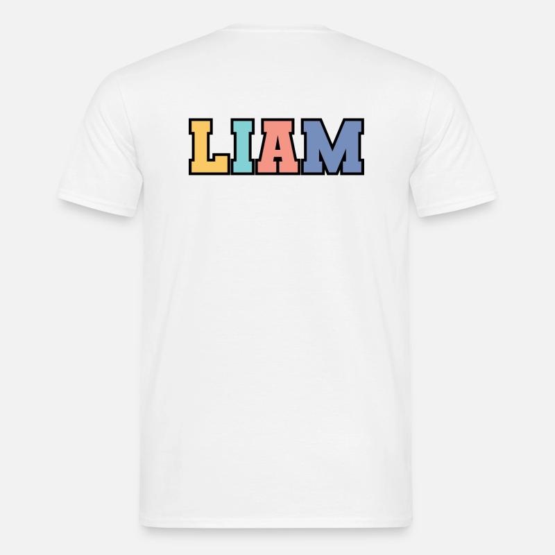 Name - Liam - Männer T-Shirt - Weiß