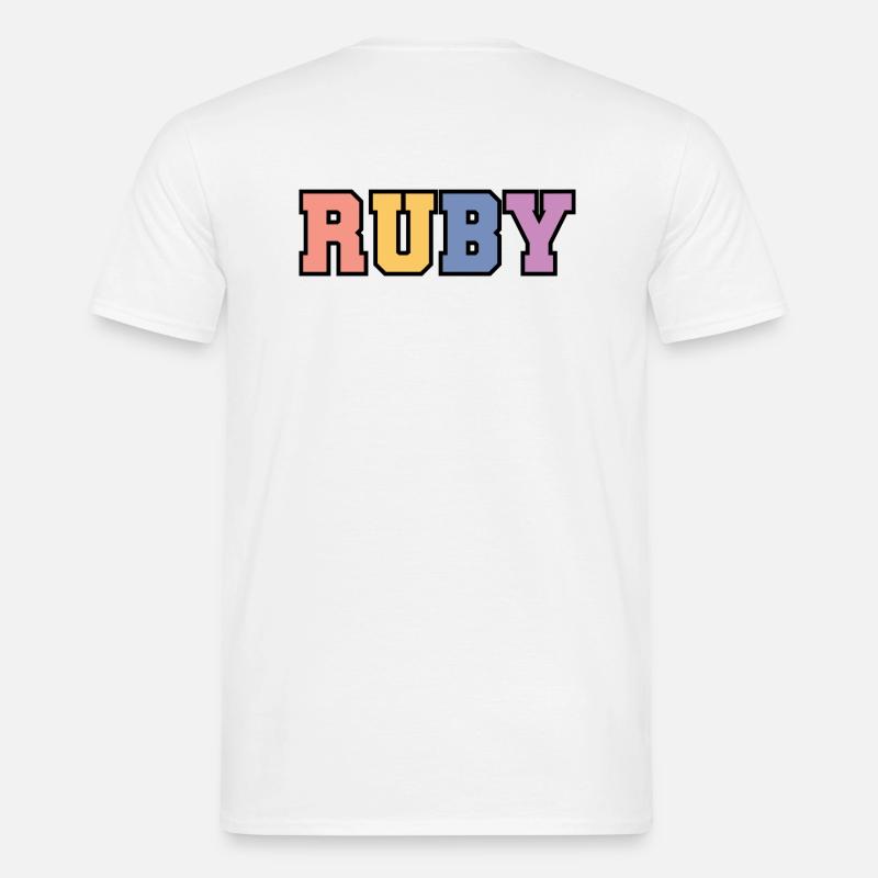 Nom - Ruby - T-shirt homme - blanc